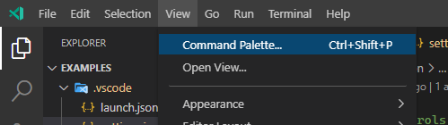 Command Palette