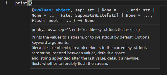 Trigger Parameter Hints Example